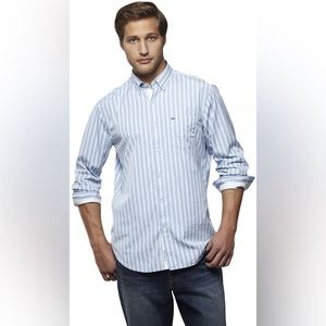 Lacoste Bold Striped Button Down Shirt